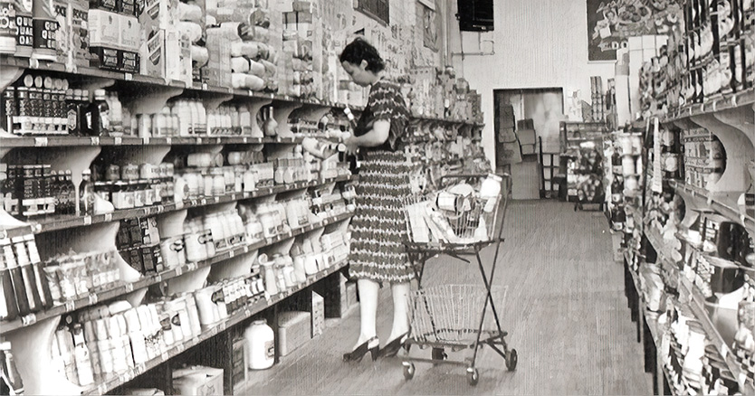 shopping cart 1930 design store