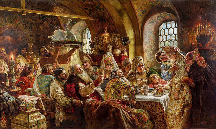Boyar Wedding Feast Konstantin Makovsky