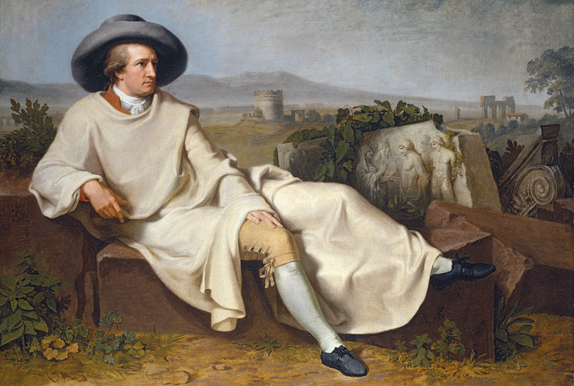 Johann Heinrich Wilhelm Tischbein   Goethe in the Roman Campagna