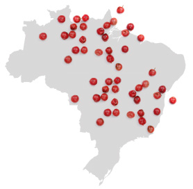 map perec brazilia