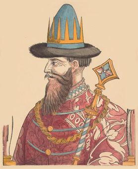 Ivan IV the Terrible portrait by Weigel 1882