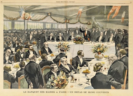 Banquet des maires 1900