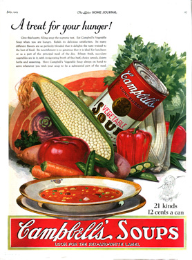Campbell Soup ad Ladies Home Journal 1923