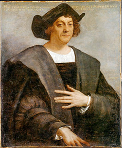 portrait of a man said to be christopher columbus