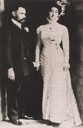 Petrov Vodkin with his wife