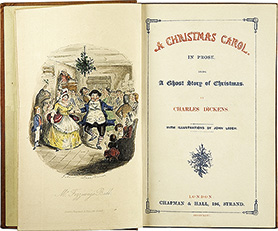 Charles Dickens A Christmas Carol Title page First edition 1843