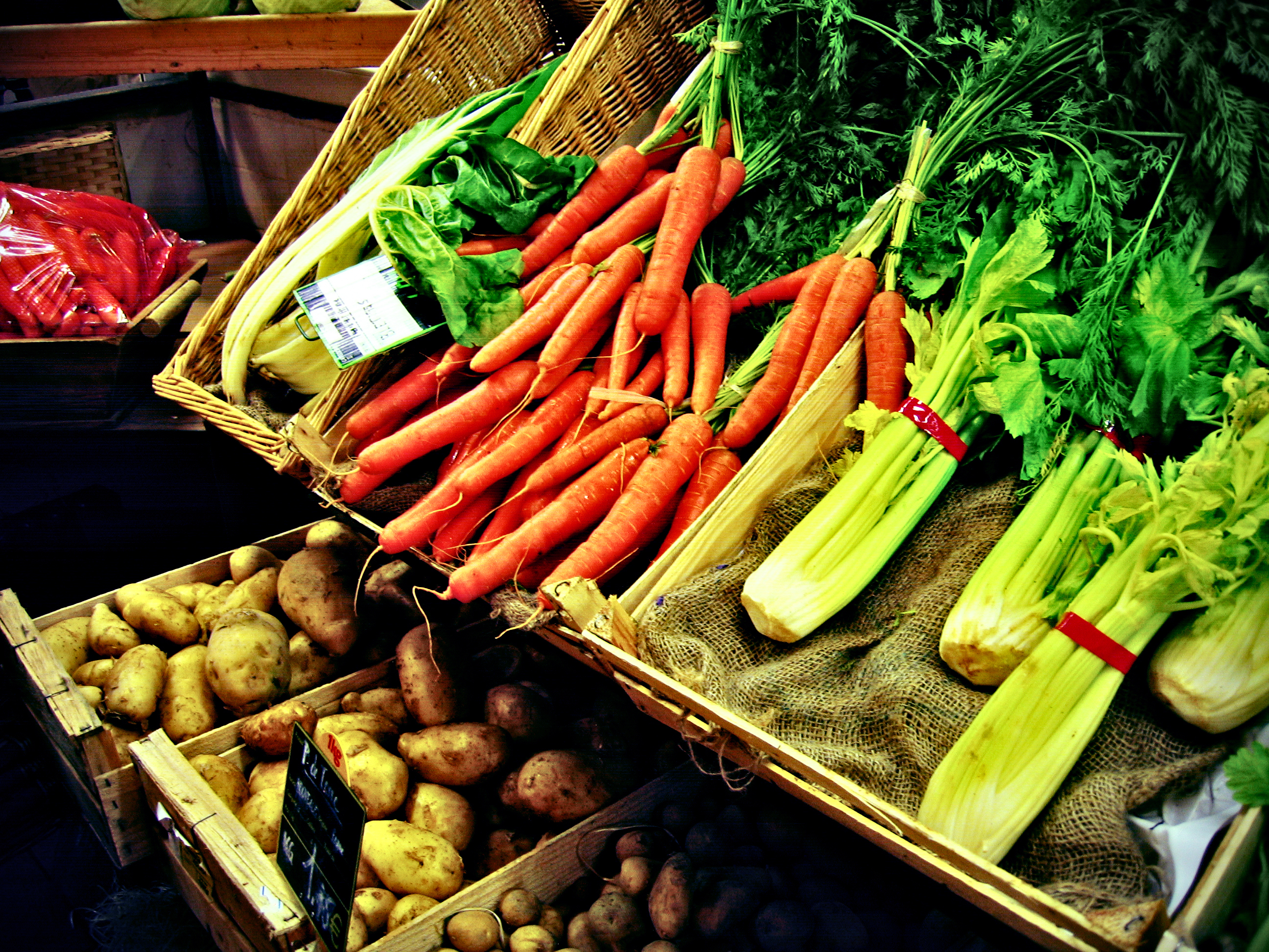 Légumes au marché de Cavaillon